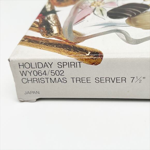 Vintage Savoir Vivre Crystal Holiday Spirit Christmas Tree Serving Plate NIB - Picture 4 of 4